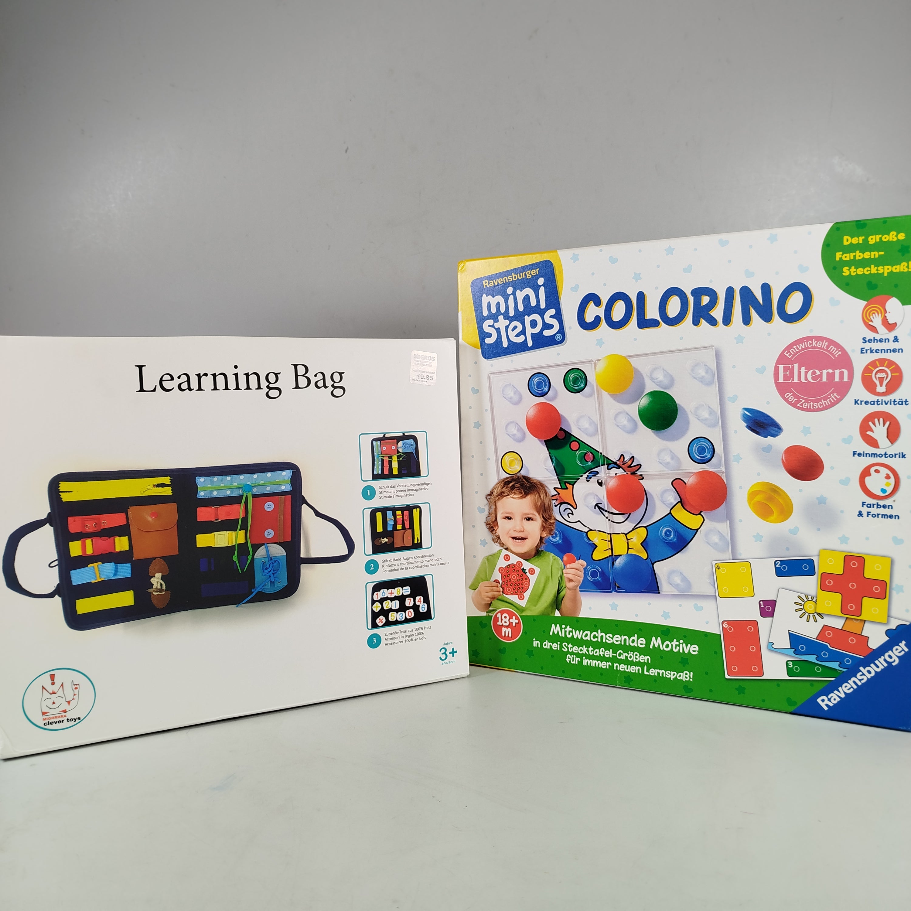 Lernspielzeug Set - Lernmappe und Colorino